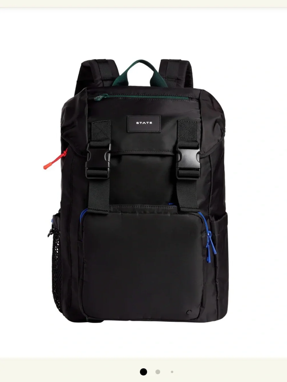 STATE Nylon Grove Rucksack Black Backpack- NWT
